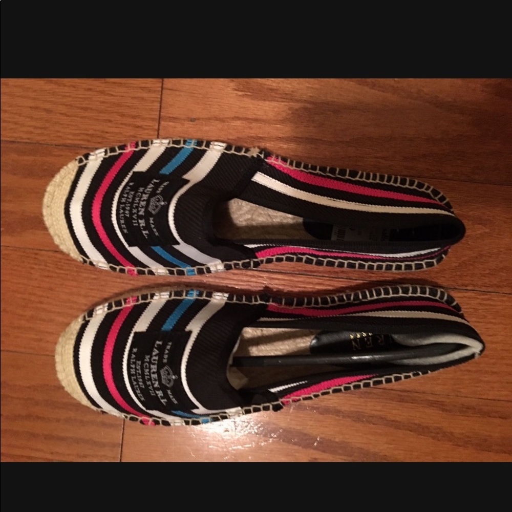 Brand new Ralph Lauren women espadrille shoes size 9